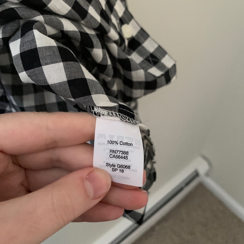 J. CREW button down tie waist blouse - Picture 5 of 5